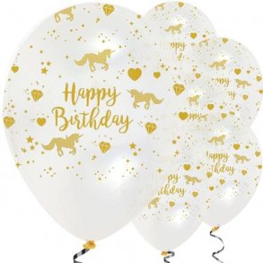 Balloner - Enhjrning Sparkle - 6 stk.