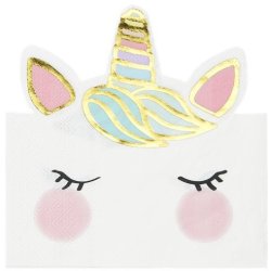 Servietter - Sovende Enhjrning