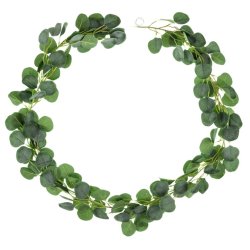 Guirlande med eukalyptusblade 1,8 meter