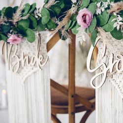 Guirlande med eukalyptusblade 1,8 meter