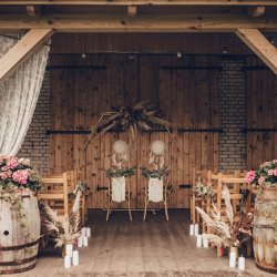 Guirlande med eukalyptusblade 1,8 meter