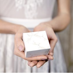 Favourbox med guldgrene - 10 stk.