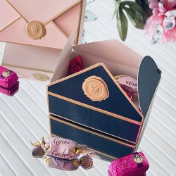 Favourbox - Kuvert - Mrkebl - 5 stk.