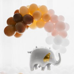 Ballon - Lys fersken - 10 stk.