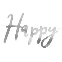 Banner - HAPPY BIRTHDAY - Slv