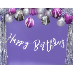 Banner - HAPPY BIRTHDAY - Slv