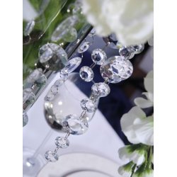 Krystal guirlande - 1 meter - =1,8/3 cm