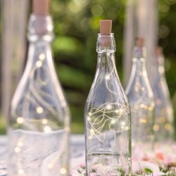 LED Lyskde med flaskeprop - 1,97 meter