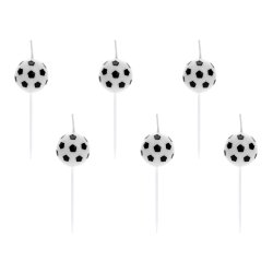 Kagelys - Fodbold - 6 stk.