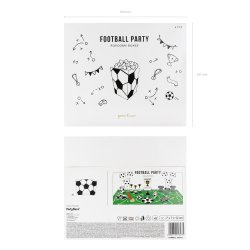 Popcorn boks - Fodbold - 6 stk.