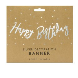 Banner - HAPPY BIRTHDAY - Slv