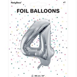 Folieballon - SLV - TAL 4 - 86 cm