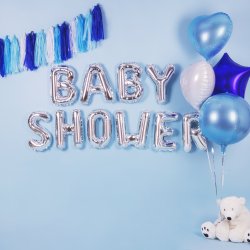 Folieballon - Bogstav H - 35 cm - Slv