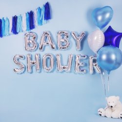 Folieballon - Bogstav S - 35 cm - Slv