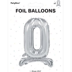 Folieballon - SLV - TAL 0 - 70 cm - Stende