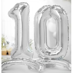 Folieballon - SLV - TAL 1 - 70 cm - Stende