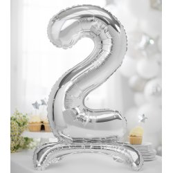 Folieballon - SLV - TAL 2 - 70 cm - Stende