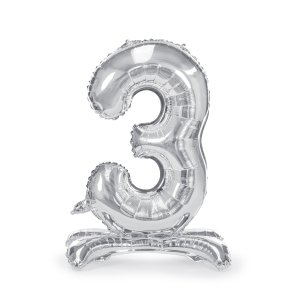 Folieballon - SLV - TAL 3 - 70 cm - Stende