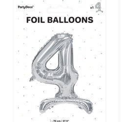 Folieballon - SLV - TAL 4 - 70 cm - Stende