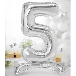 Folieballon - SLV - TAL 5 - 70 cm - Stende