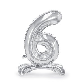 Folieballon - SLV - TAL 6 - 70 cm - Stende