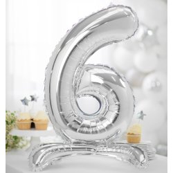 Folieballon - SLV - TAL 6 - 70 cm - Stende