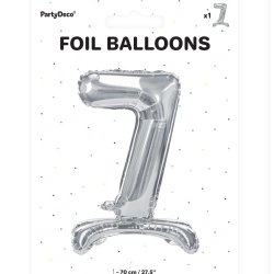 Folieballon - SLV - TAL 7 - 70 cm - Stende
