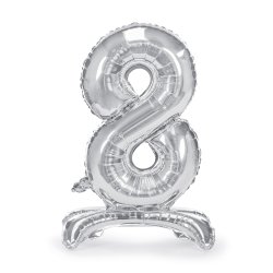 Folieballon - SLV - TAL 8 - 70 cm - Stende