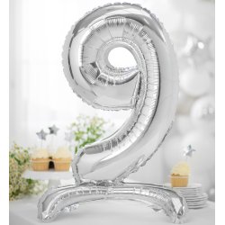 Folieballon - SLV - TAL 9 - 70 cm - Stende