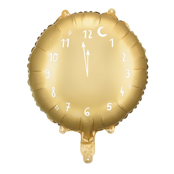 Folieballon - Nytrsur - Guld - 45 cm