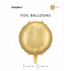 Folieballon - Nytrsur - Guld - 45 cm