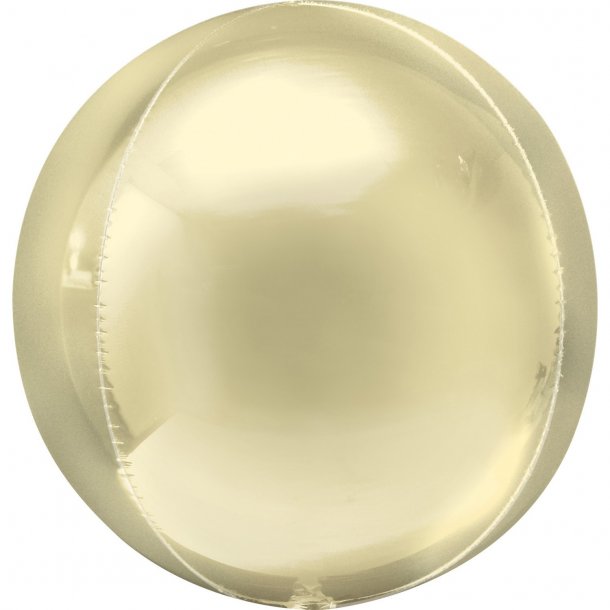 Folieballon - RUND - CHAMPAGNE GULD - 40 cm