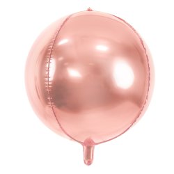 Folieballon - RUND - ROSA GULD - 40 cm