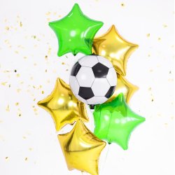 Folieballon - STJERNE - Guld Metallic - 48 cm