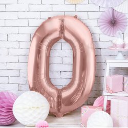 Folieballon - ROSAGULD - TAL 0 - 86 cm
