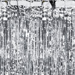 Glitter Gardin - Slv - 90 x 250 cm
