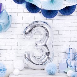 Folieballon - SLV - TAL 3 - 86 cm