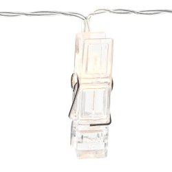 LED Lyskde med klemmer - 1,4 meter