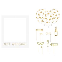 Photo Props - Selfie foto ramme st - Best Wedding