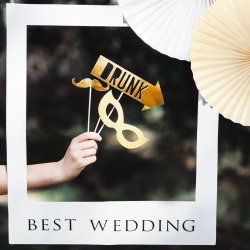 Photo Props - Selfie foto ramme st - Best Wedding