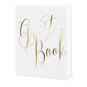 Gstebog - GUESTBOOK - Guld