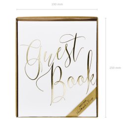 Gstebog - GUESTBOOK - Guld