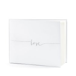 Gstebog - LOVE - Slv