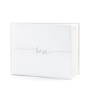 Gstebog - LOVE - Slv