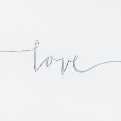 Gstebog - LOVE - Slv