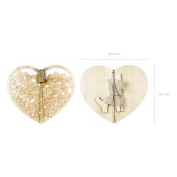 Gstebog - Hjerte med trhjerter