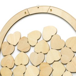 Gstebog - Hjerte med trhjerter