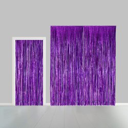 Glitter Gardin - Lilla- 100 x 240 cm
