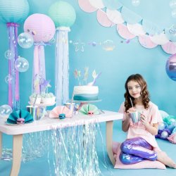 Glitter Gardin - Iridescent - 90 x 250 cm