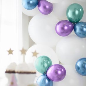 Balloner til ramme / Stativ - Grn Glossy - Mini - 50 stk.